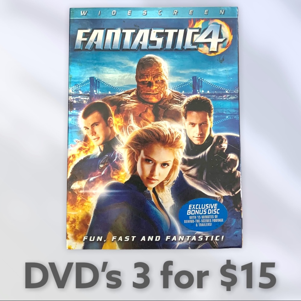 📀 Fantastic Four 2 disc DVD movie set 📀